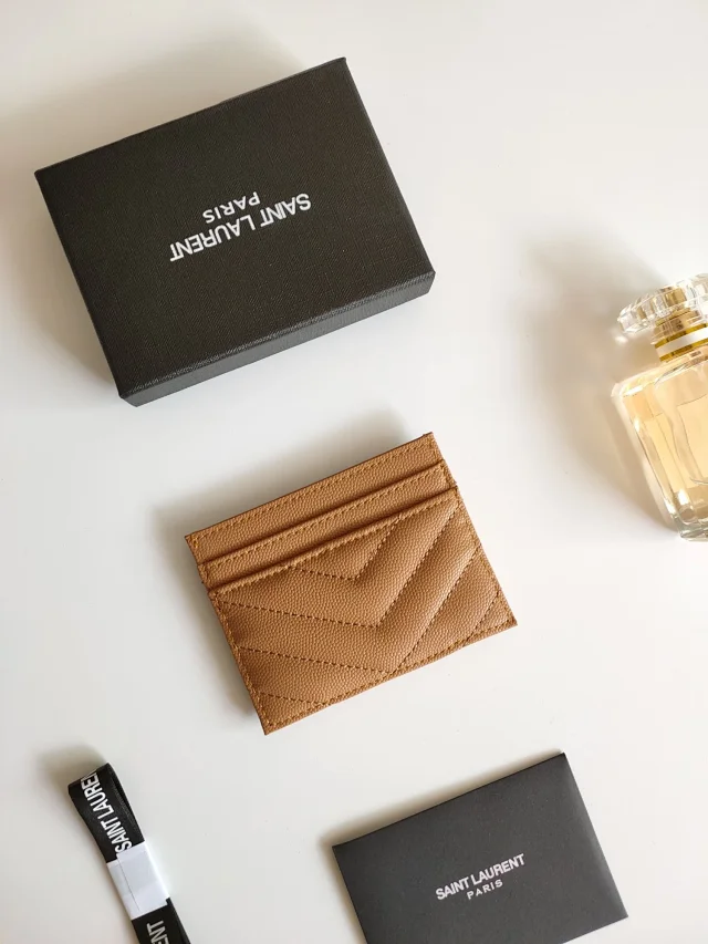 Saint Laurent Wallets & Card Holders Quilted monogram holder product detail image 28