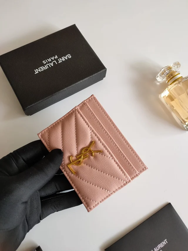 Saint Laurent Wallets & Card Holders Quilted monogram holder product detail image 35