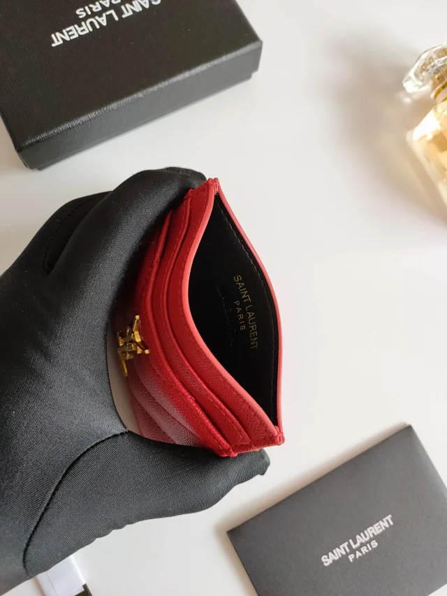Saint Laurent Wallets & Card Holders Quilted monogram holder product detail image 42
