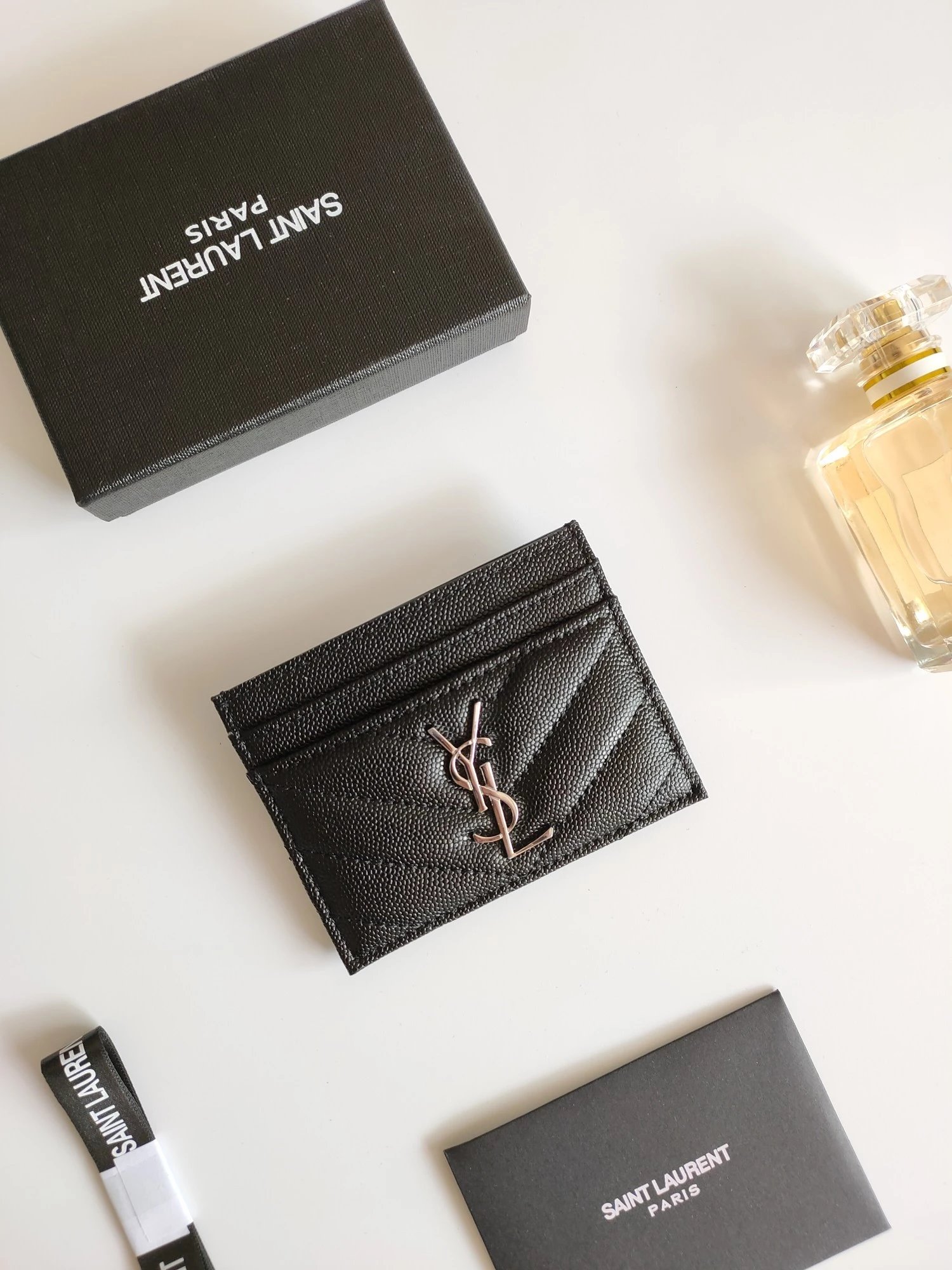 Saint Laurent Wallets & Card Holders Quilted monogram holder image 3