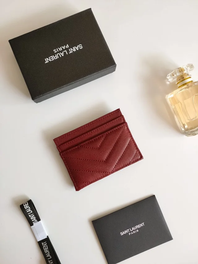 Saint Laurent Wallets & Card Holders Quilted monogram holder product detail image 22