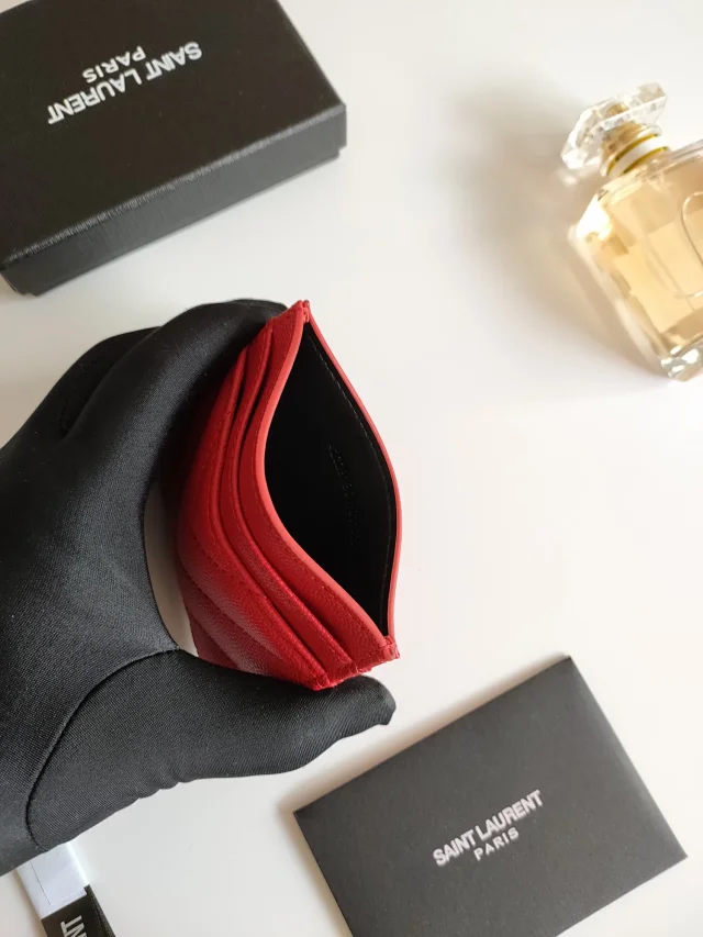 Saint Laurent Wallets & Card Holders Quilted monogram holder product detail image 43