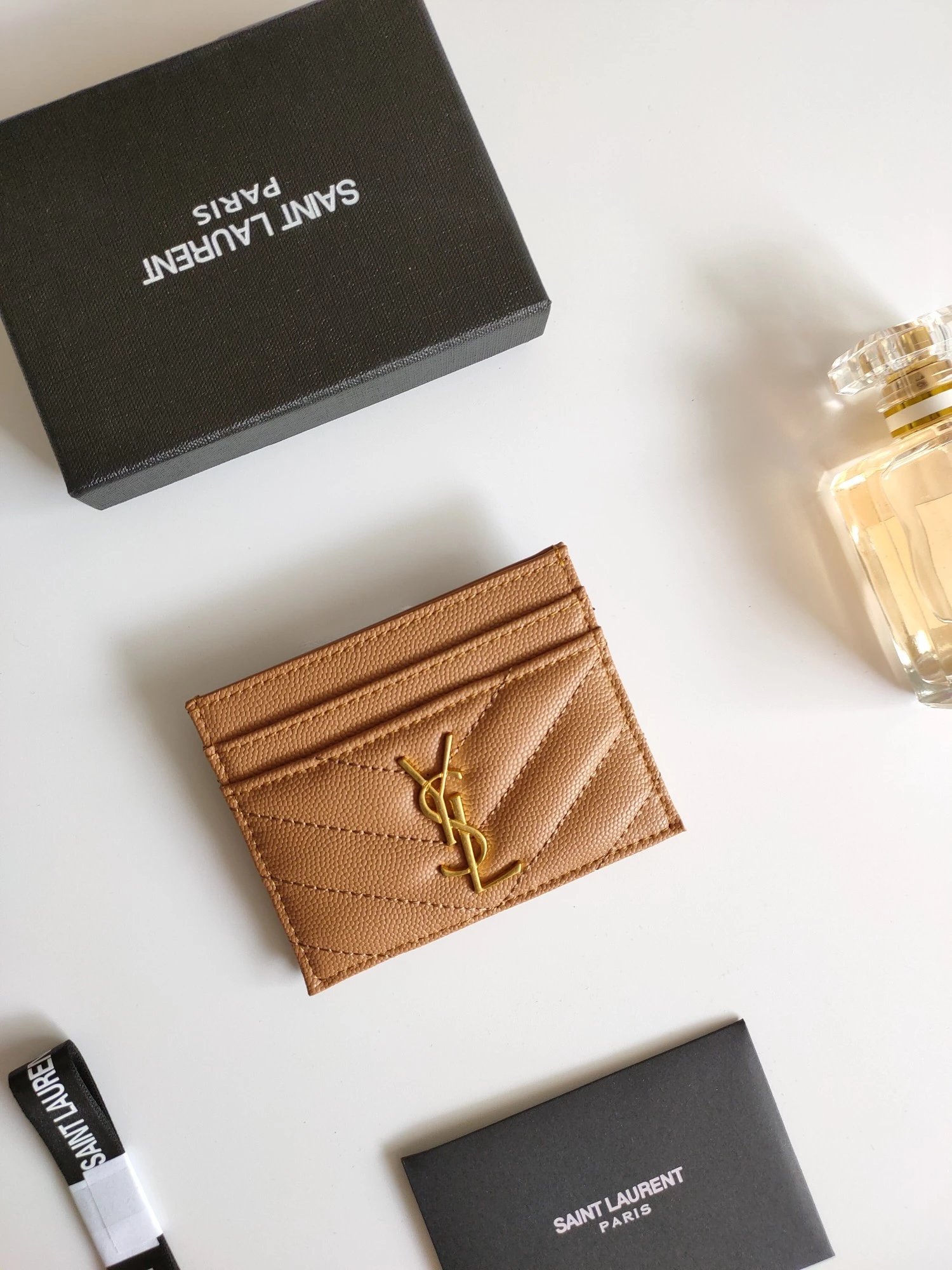 Saint Laurent Wallets & Card Holders Quilted monogram holder image 6