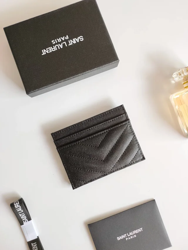 Saint Laurent Wallets & Card Holders Quilted monogram holder product detail image 16