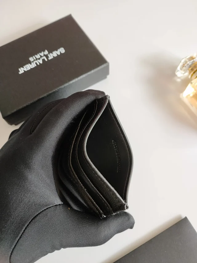 Saint Laurent Wallets & Card Holders Quilted monogram holder product detail image 7