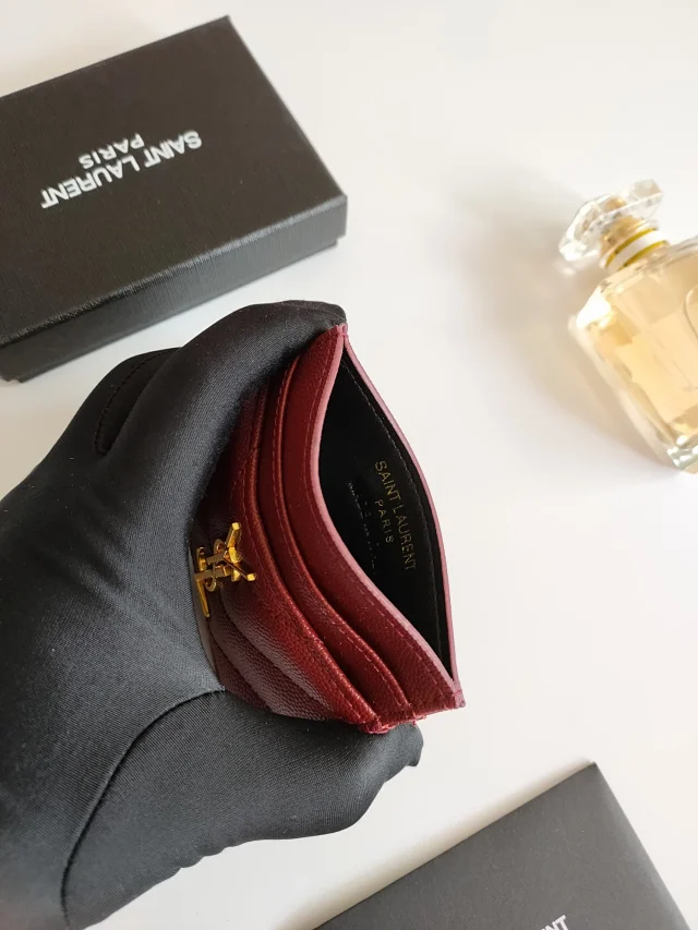 Saint Laurent Wallets & Card Holders Quilted monogram holder product detail image 24