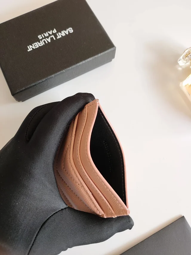 Saint Laurent Wallets & Card Holders Quilted monogram holder product detail image 37