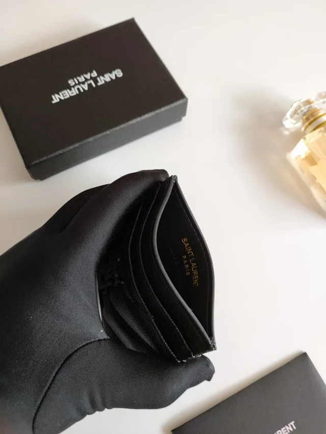Saint Laurent Wallets & Card Holders Quilted monogram holder product detail image 18