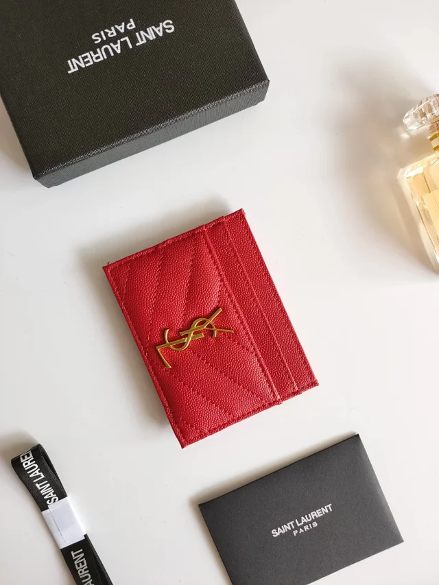 Saint Laurent Wallets & Card Holders Quilted monogram holder product detail image 39