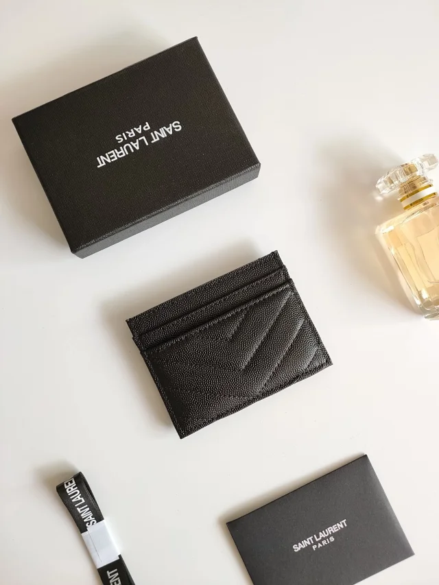Saint Laurent Wallets & Card Holders Quilted monogram holder product detail image 10