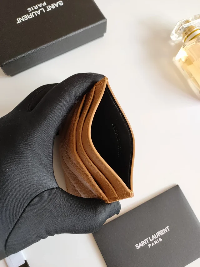 Saint Laurent Wallets & Card Holders Quilted monogram holder product detail image 31