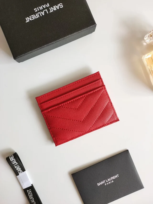 Saint Laurent Wallets & Card Holders Quilted monogram holder product detail image 40