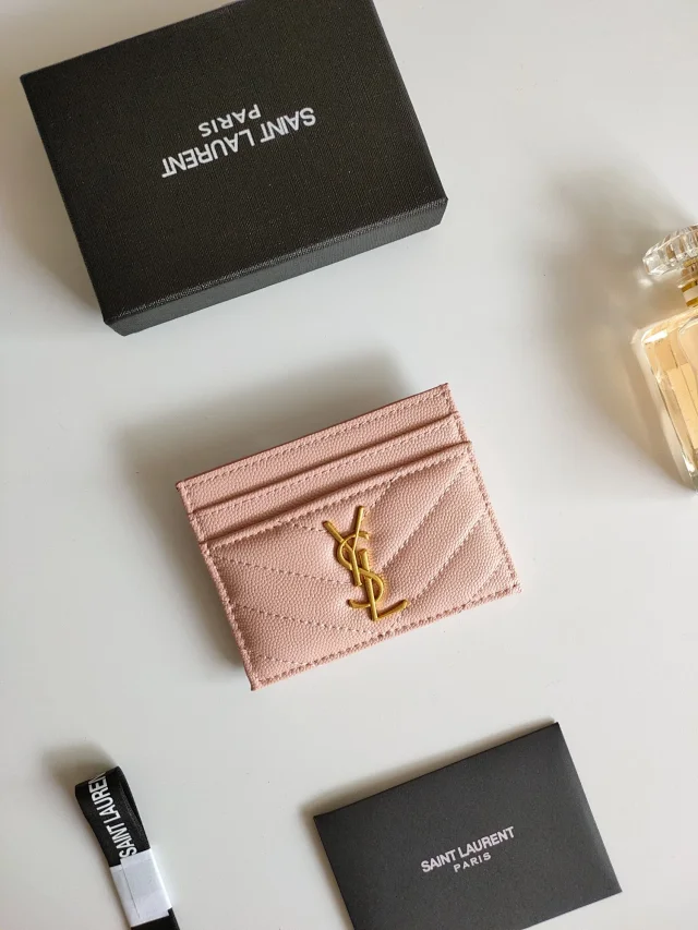 Saint Laurent Wallets & Card Holders Quilted monogram holder product detail image 32
