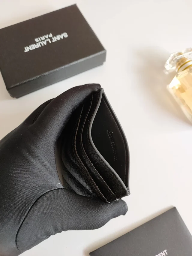 Saint Laurent Wallets & Card Holders Quilted monogram holder product detail image 19