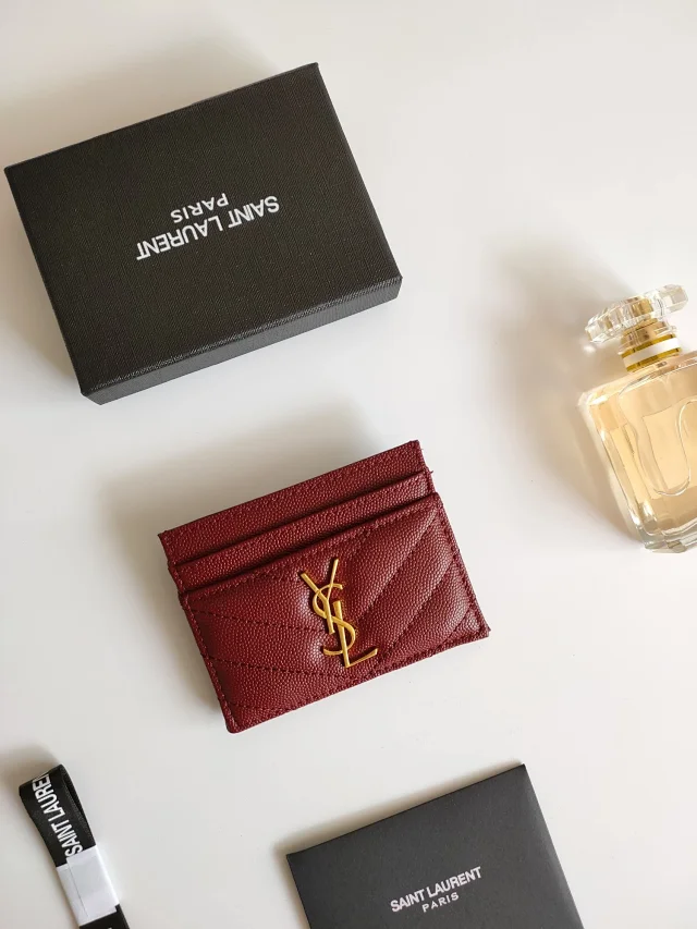 Saint Laurent Wallets & Card Holders Quilted monogram holder product detail image 20