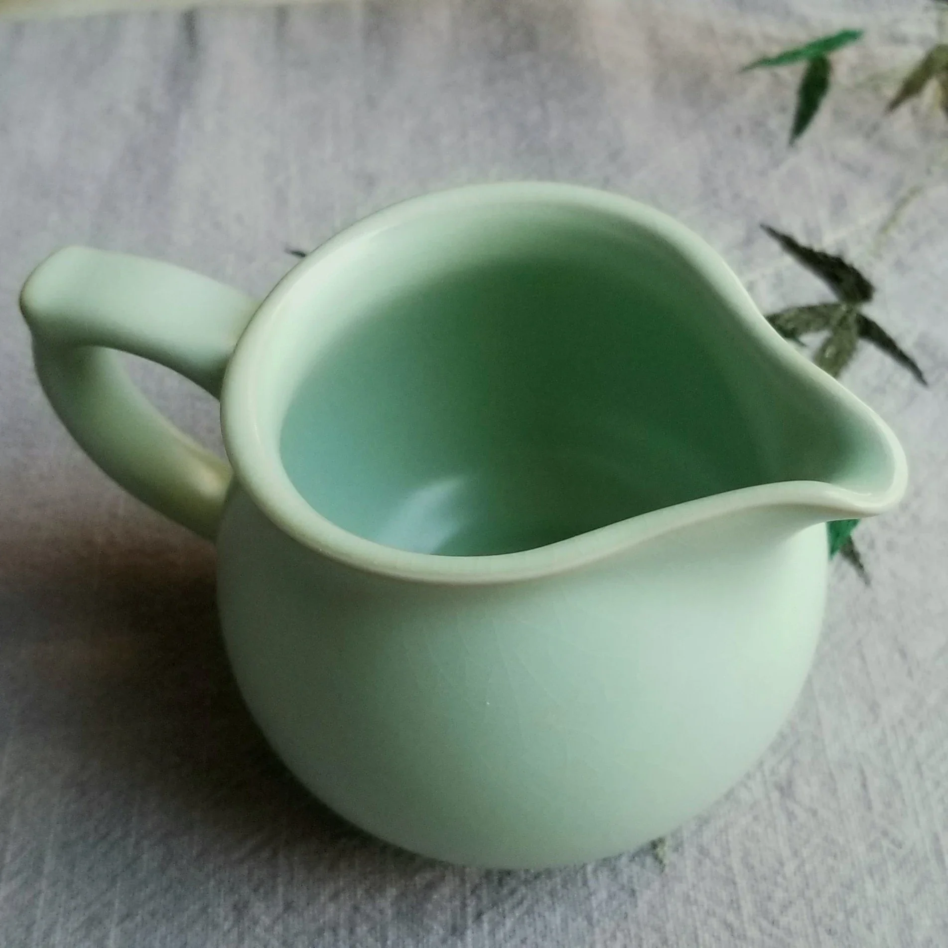 清仓特价汝窑粉青月白公道杯茶杯牛奶杯180ml功夫茶具茶海套装泡茶绿茶 