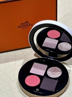 【Must-Have for Loyal Fans】Xiaoma's Eyeshadow! Hermès Four-Color Eyeshadow Palette with Brush 01/02/03/04/05