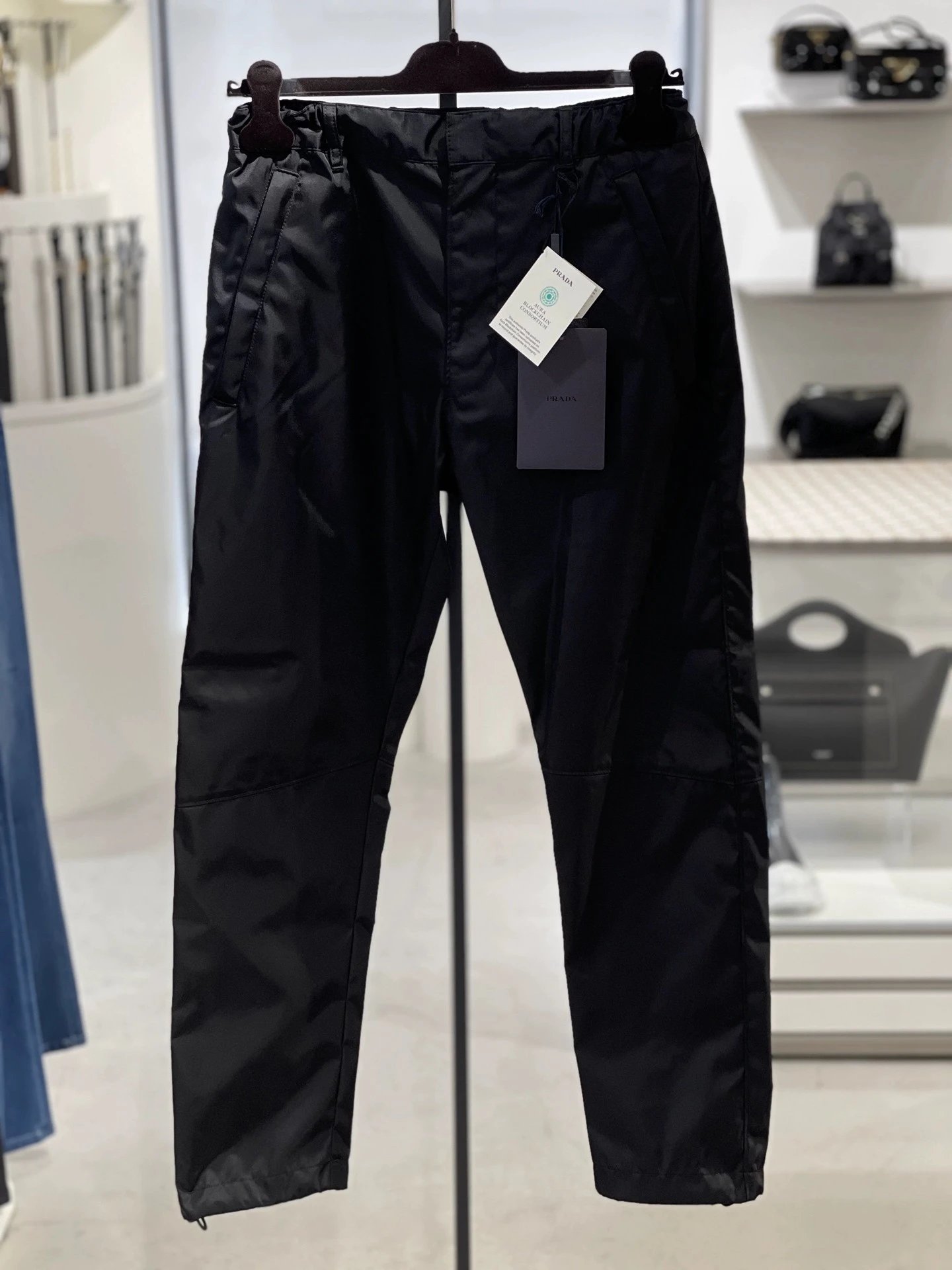 Prada Re-Nylon Pants Black
