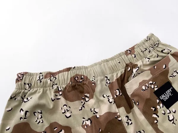 Gallery Dept Desert Camo Shorts Beige / Brown Shorts - 14