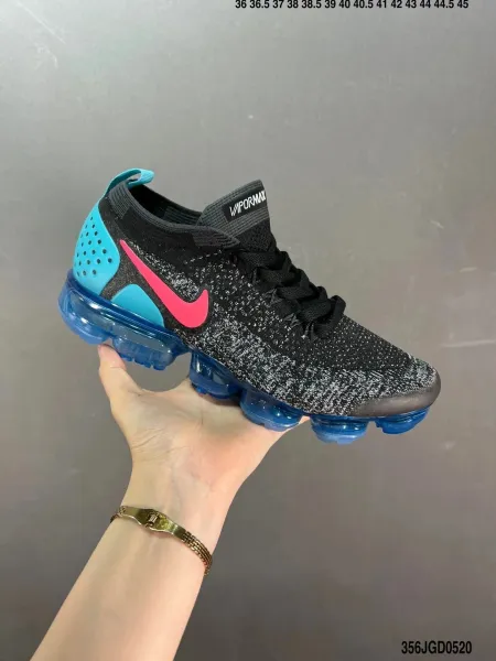 Nike Air VaporMax Flyknit 2 Turquoise Gradient Running Shoes - 47