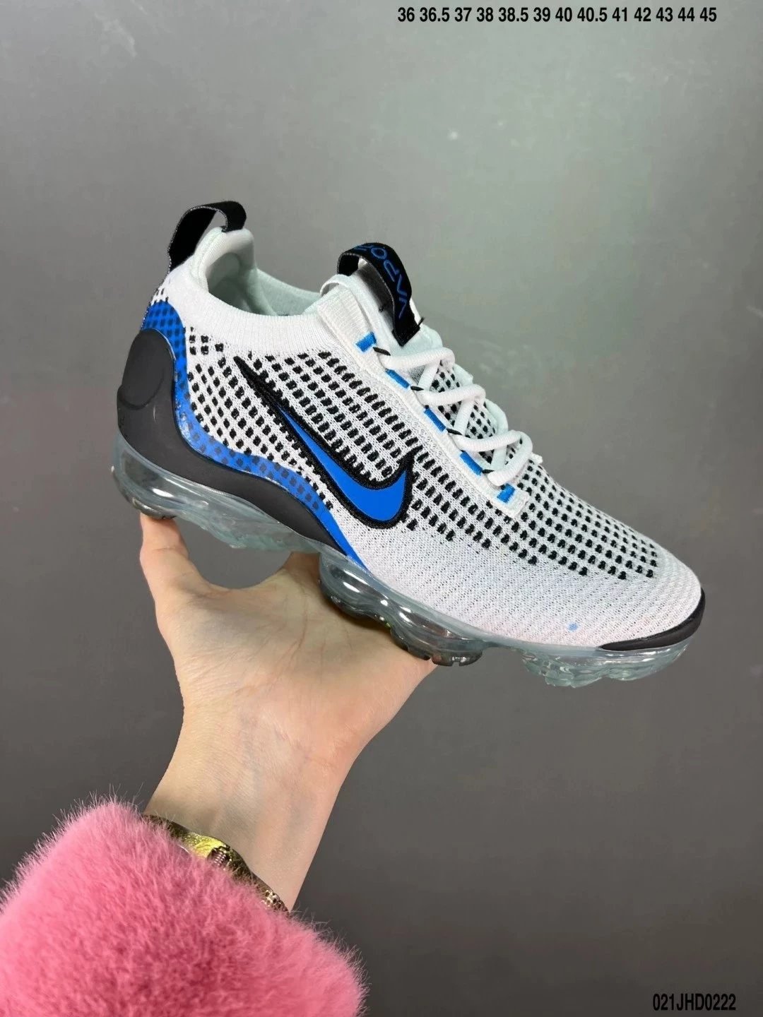 Nike Air VaporMax 2020 White/Blue Running Shoes - 1
