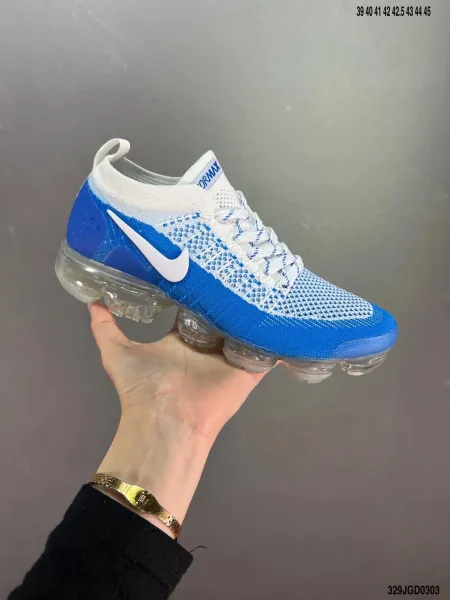 Nike Air VaporMax Flyknit 2 Turquoise Gradient Running Shoes - 51