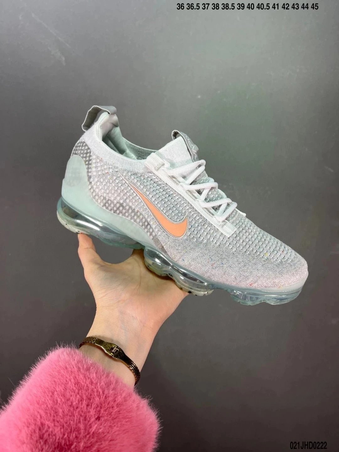 Nike Air VaporMax Flyknit 2 Turquoise Gradient Running Shoes - 69