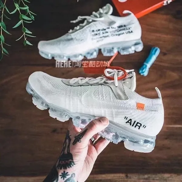 Nike Air VaporMax Flyknit 2 Turquoise Gradient Running Shoes - 4