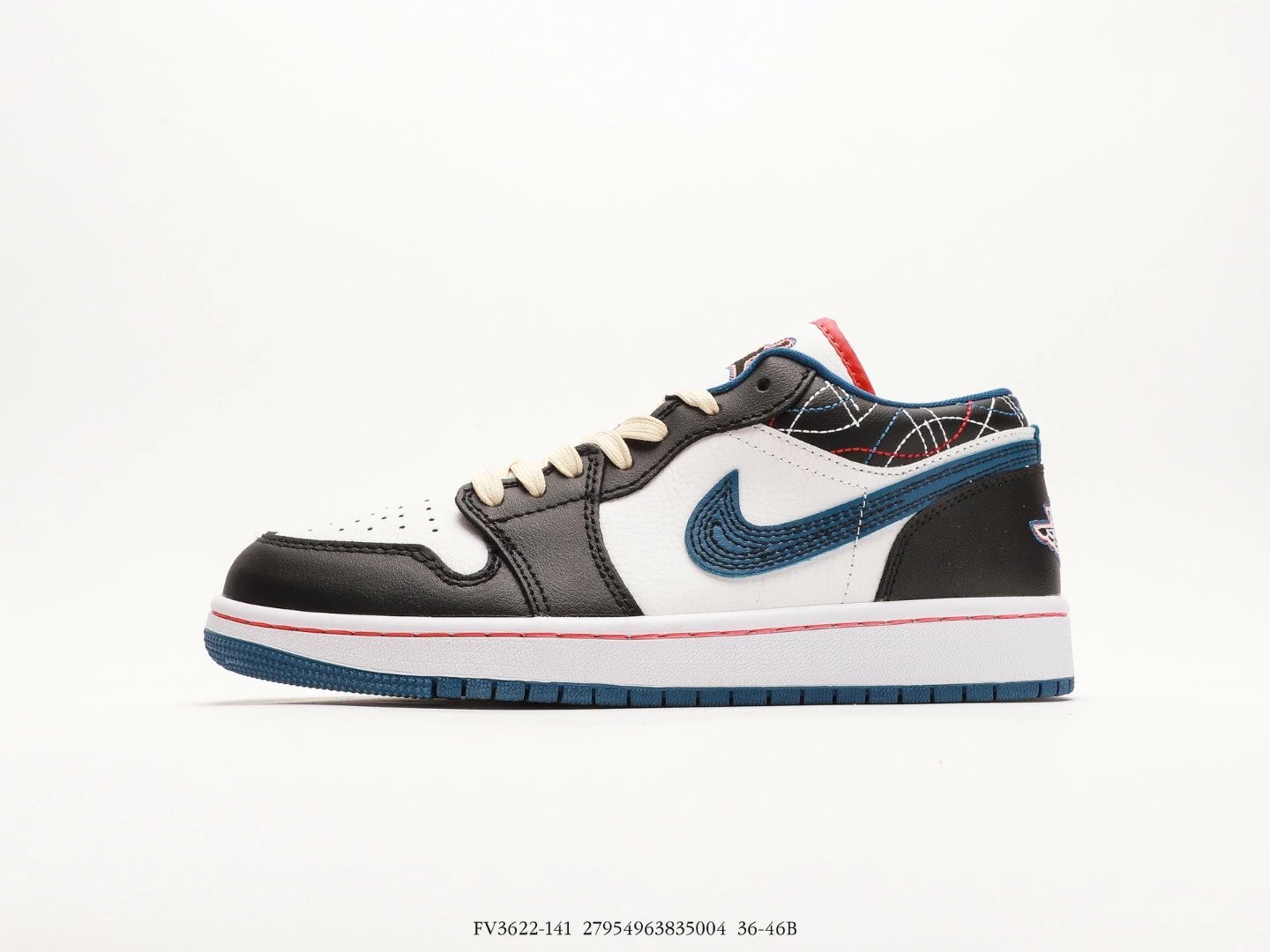 Air Jordan 1 Low SE Black Industrial Blue