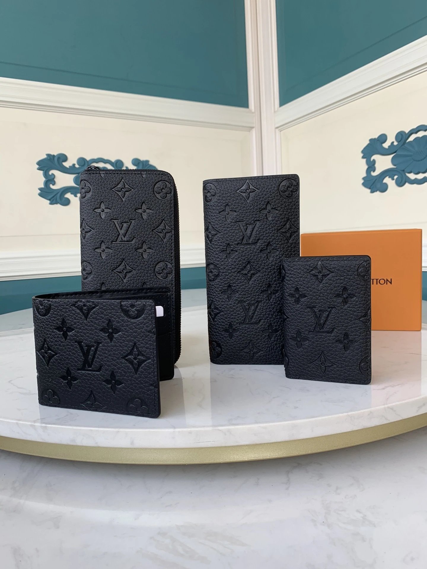 Printed Men's Leather Wallet
