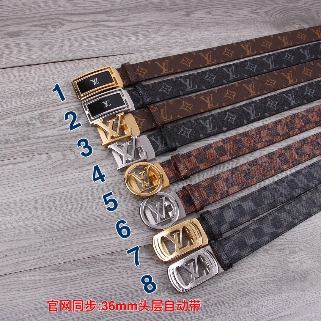 Automatic Buckle Leather Belt