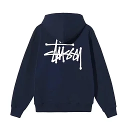 thumbnail for Cotton velvet hooded sweatshirt