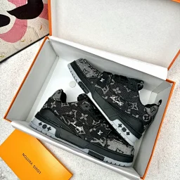 thumbnail for 2024 New 20 Color Trainer Shoes Big Fat Ding 2020SS Leather Rubber Outsole Denim Low-top Male and Female Couple Models Comfortable, Versatile, Casual and Breathable Sneakers, Skateboard Shoes, Dad Shoes, Basketball Shoes, Real Standard Sneakers, Casual Shoes