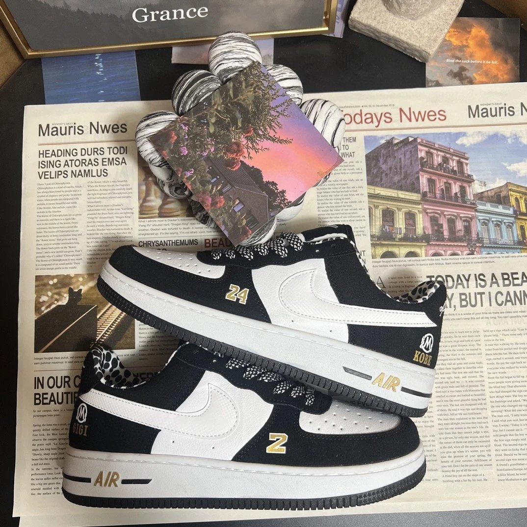 Black, White, Gold