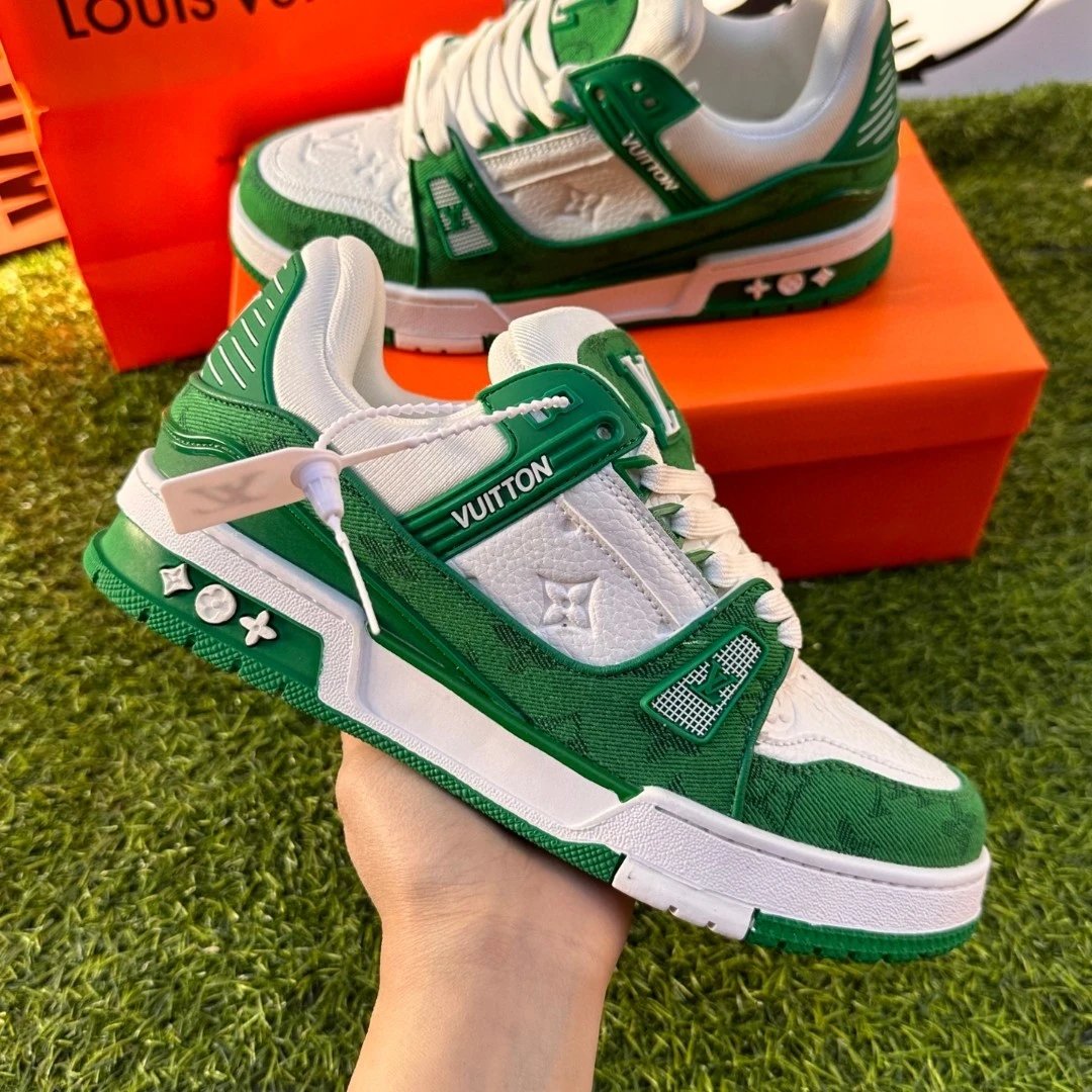 High-Version White & Green
