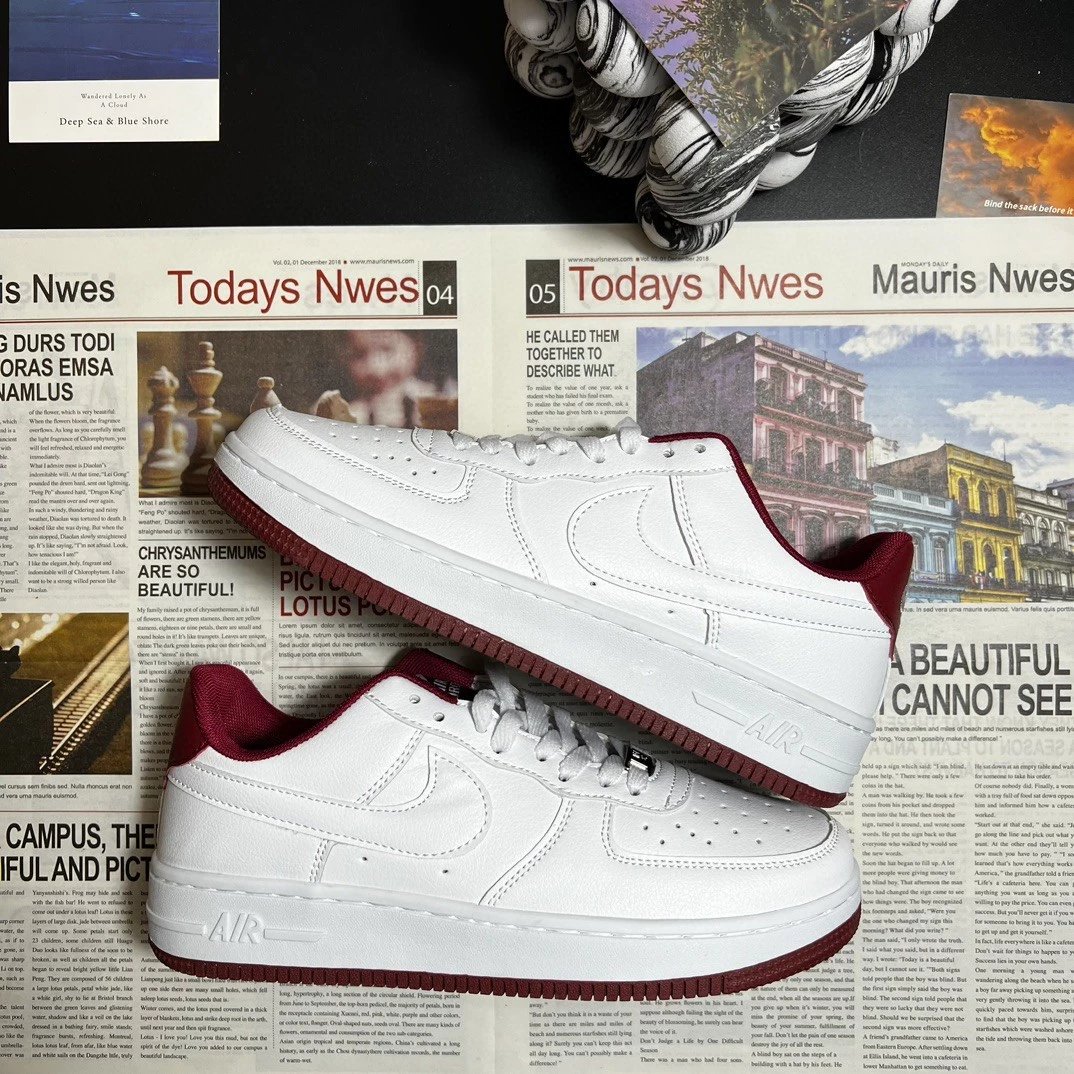 White brick red