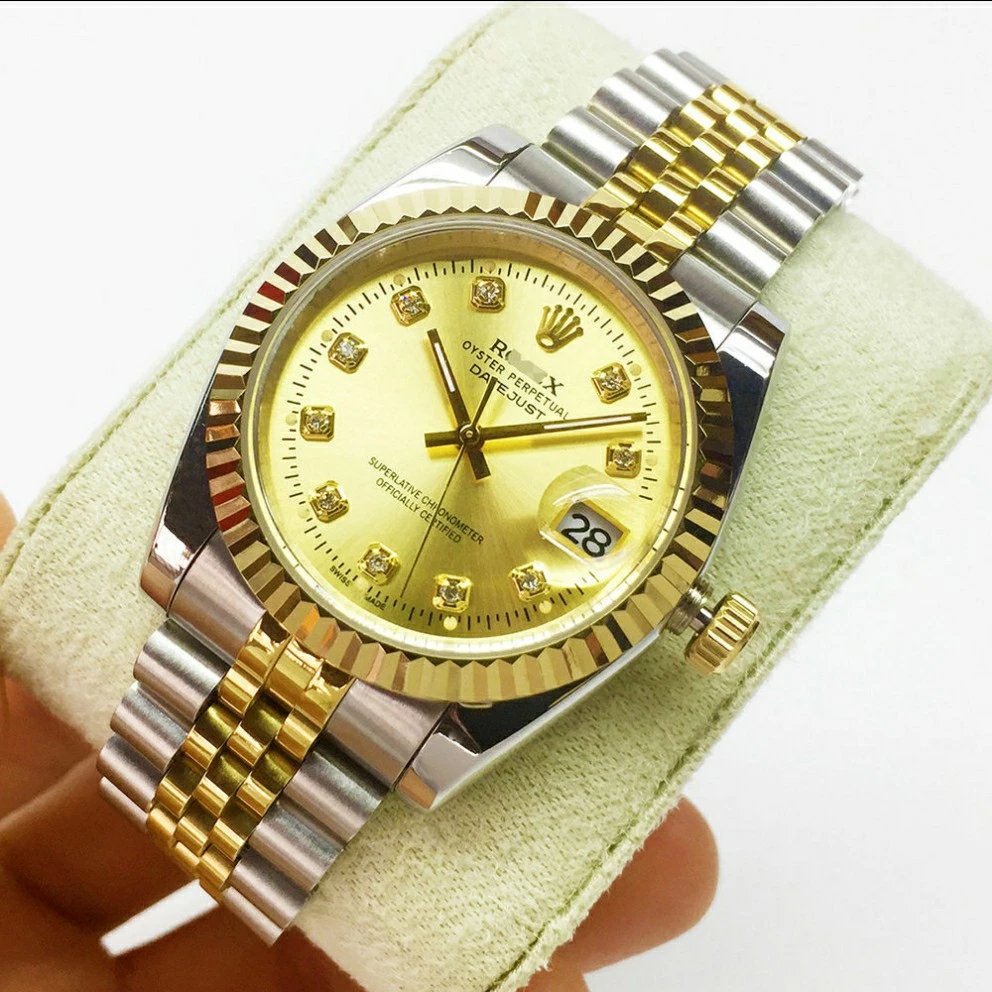 Two-Tone Gold with Gold Dial