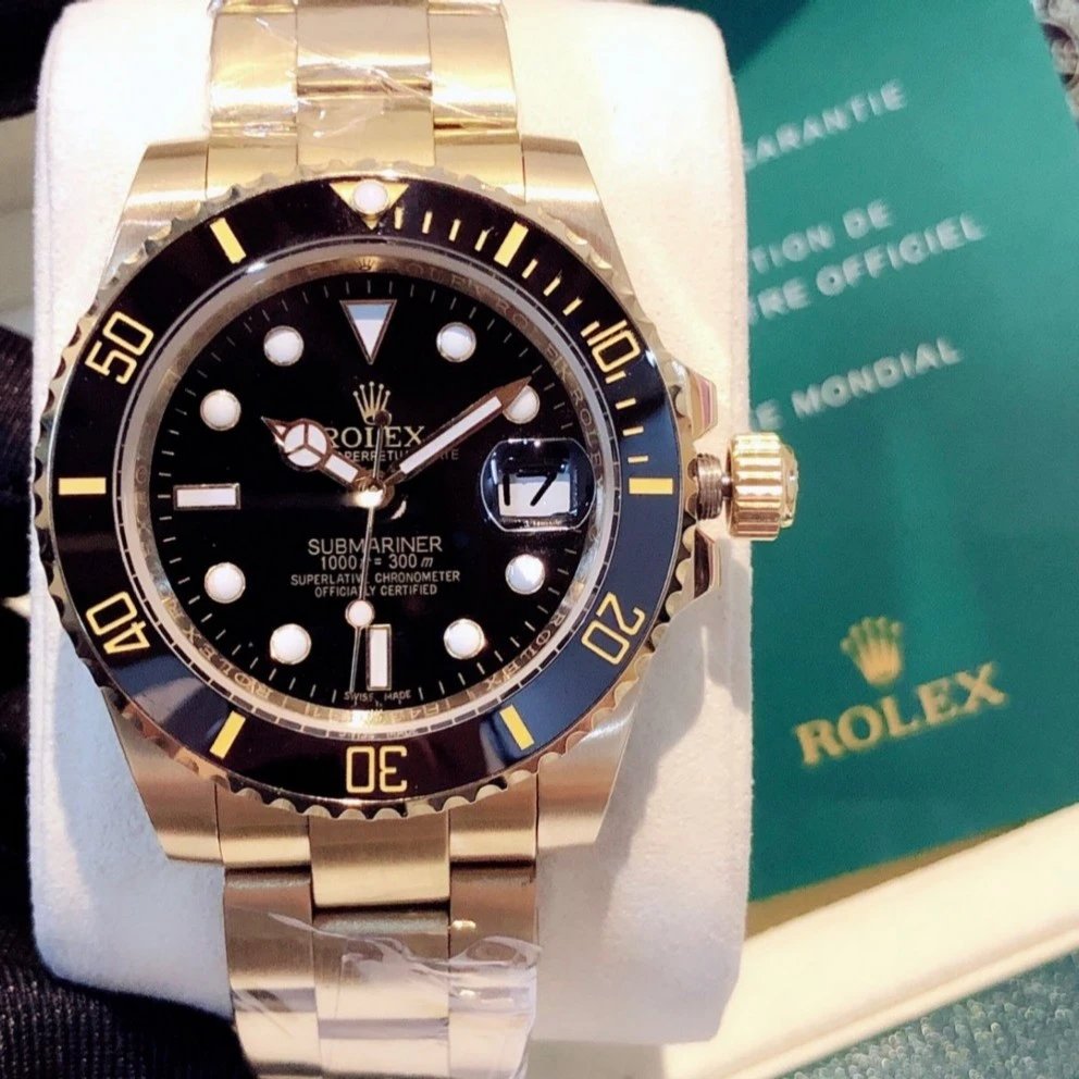 High end replica all gold black water ghost