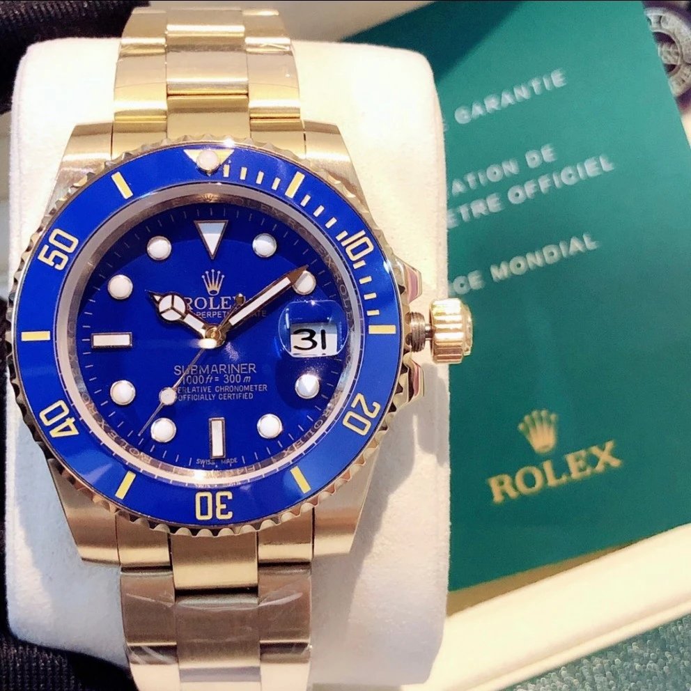 Full gold blue water ghost