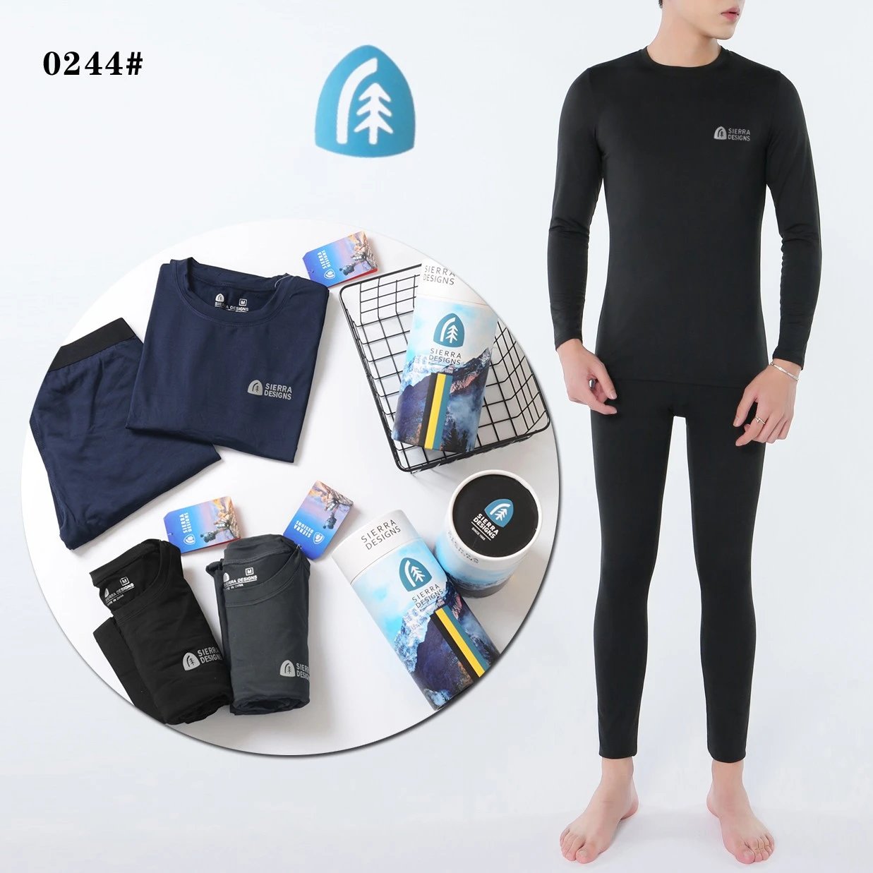 Sierra Men's Outdoor Thermal Base Layer Set