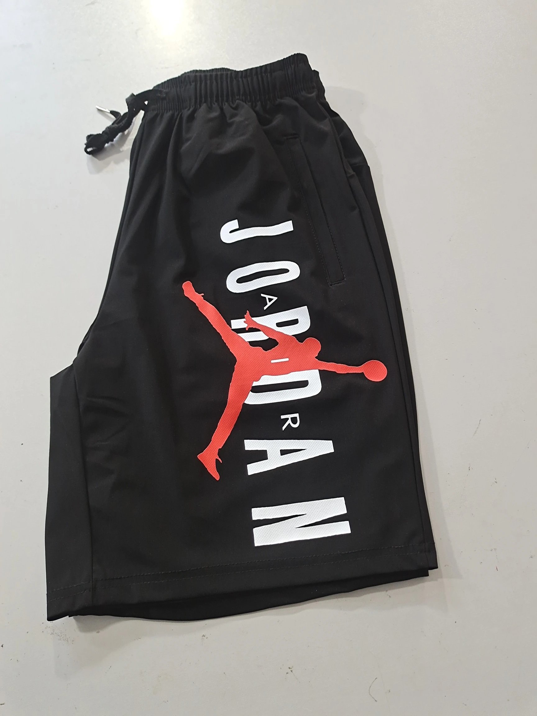 AJ Letter Ice Silk Shorts