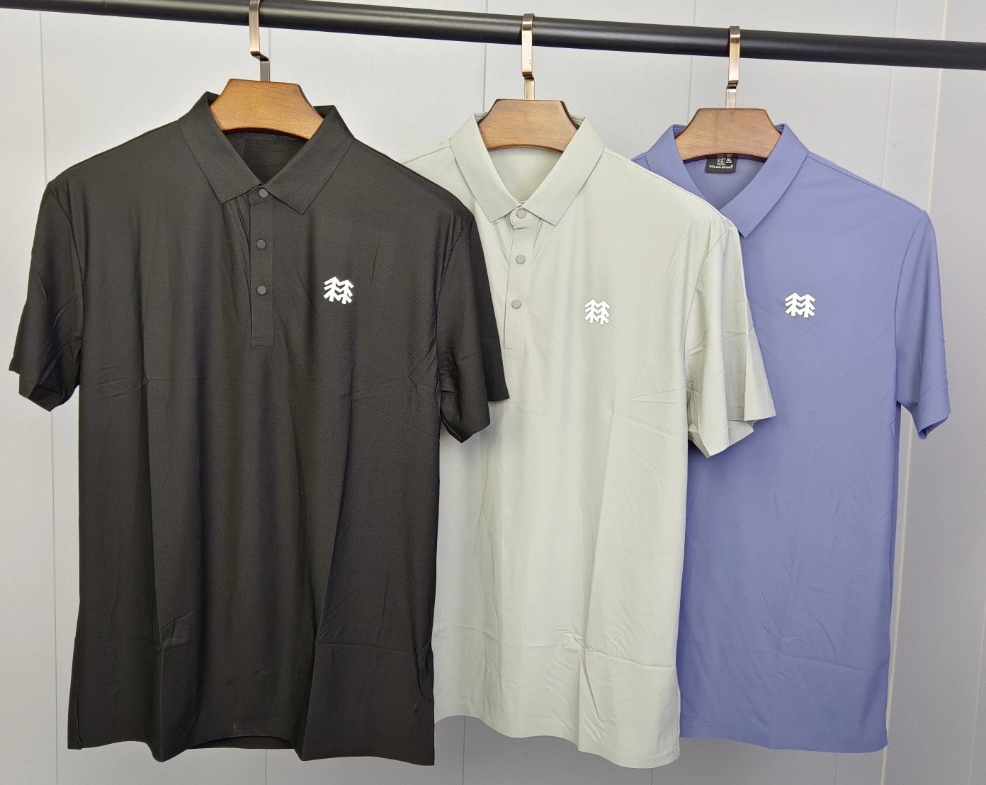 Polo Pearl Mesh Ice Silk Polo Shirt