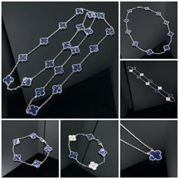 thumbnail for Van Cleef & Arpels necklace New four-leaf clover necklace 

Comes with classic counter packaging