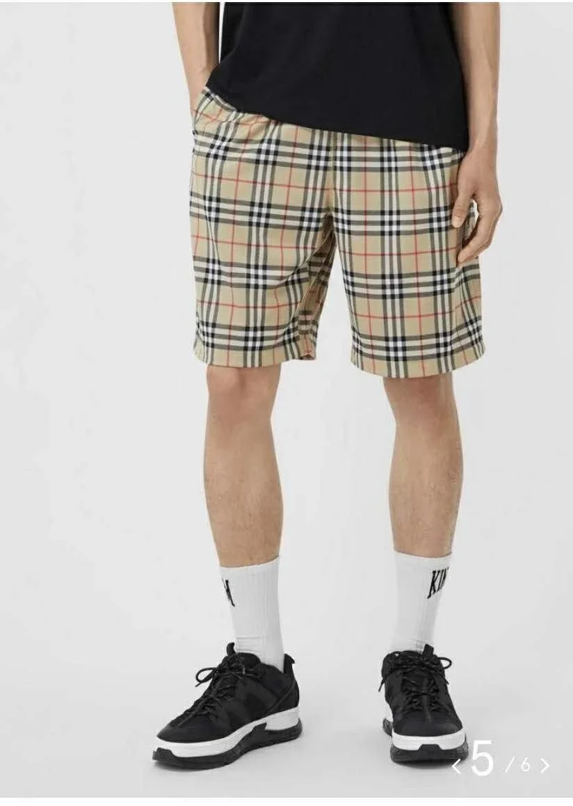 Burberry 19 ss Kenton Striped Drawstring Wool Shorts