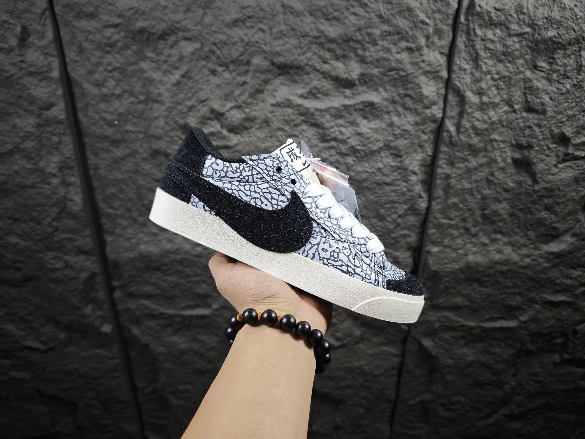 Nike Blazer Jumbo Black Hair Crackle