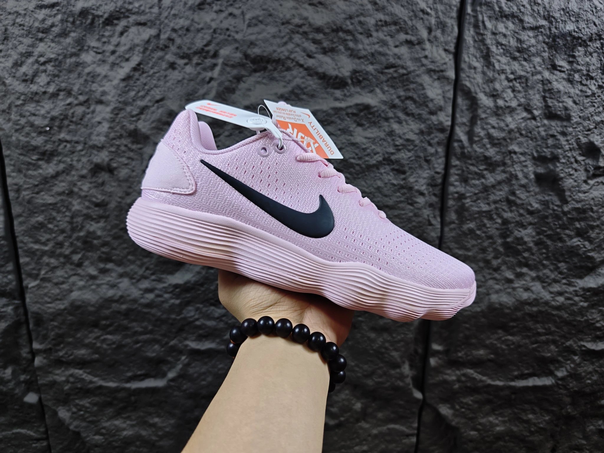 Nike Hyperdunk 2017 OG Low Pink Black Basketball Shoe
