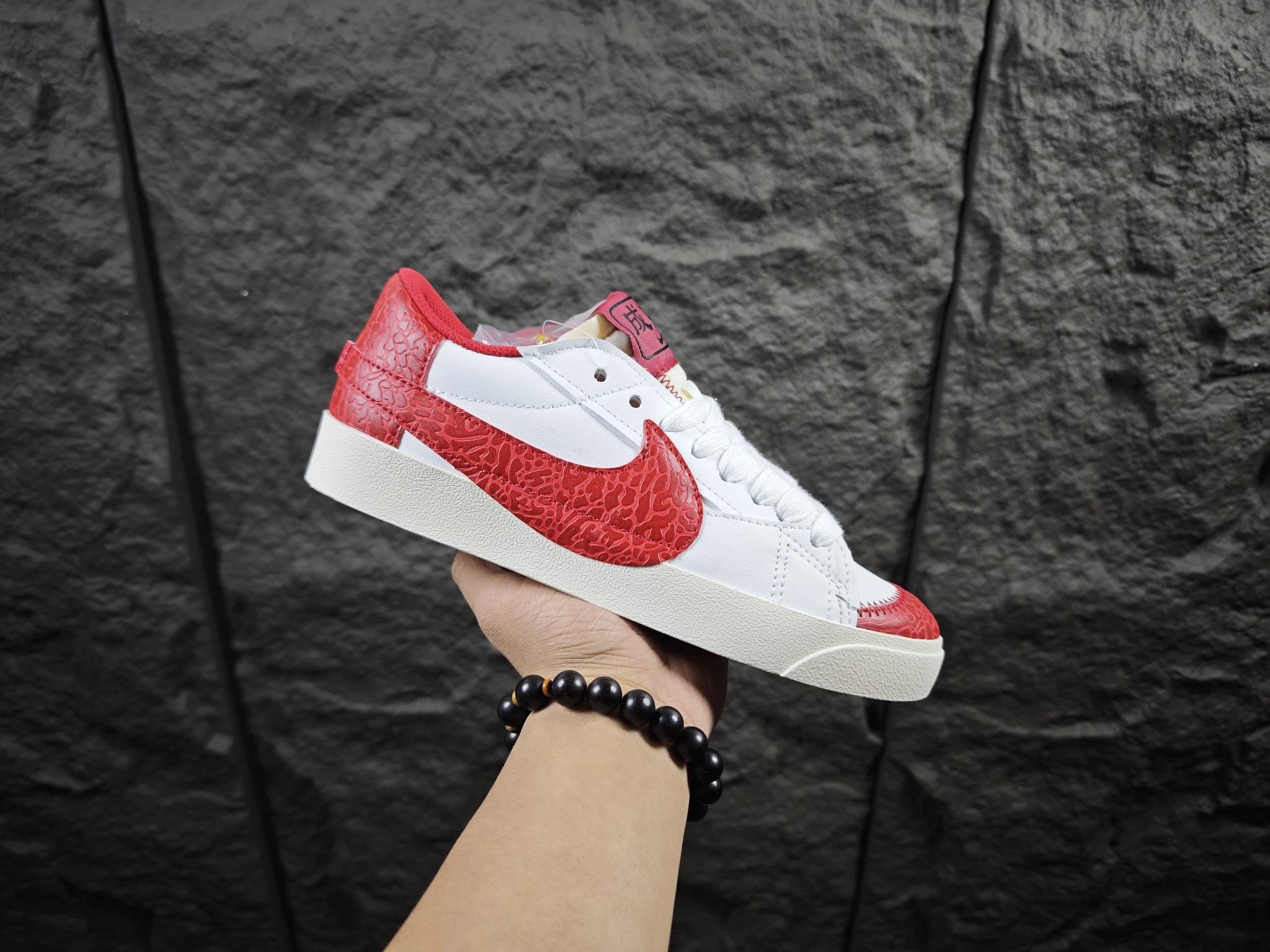 Nike Blazer Jumbo White Red Crackle