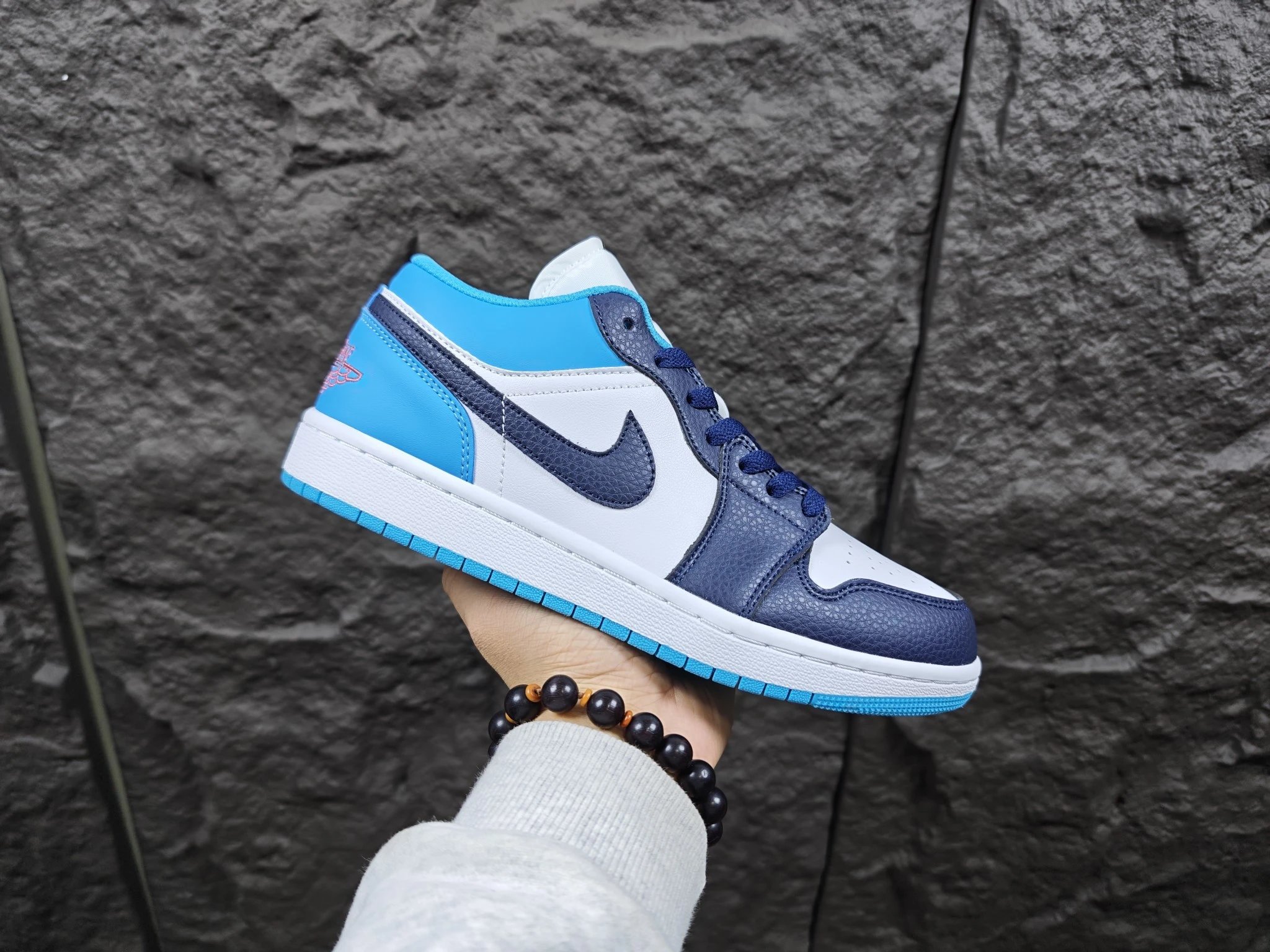 Air Jordan 1 Low Black Obsidian Space Blue