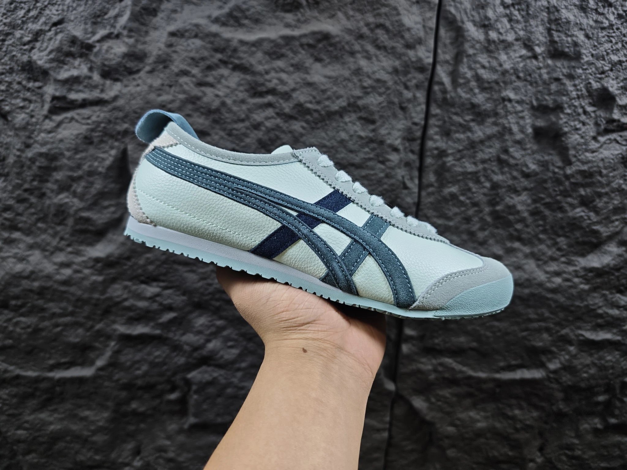 Onitsuka Tiger MEXICO 66 Light Green Dark Green Stripe