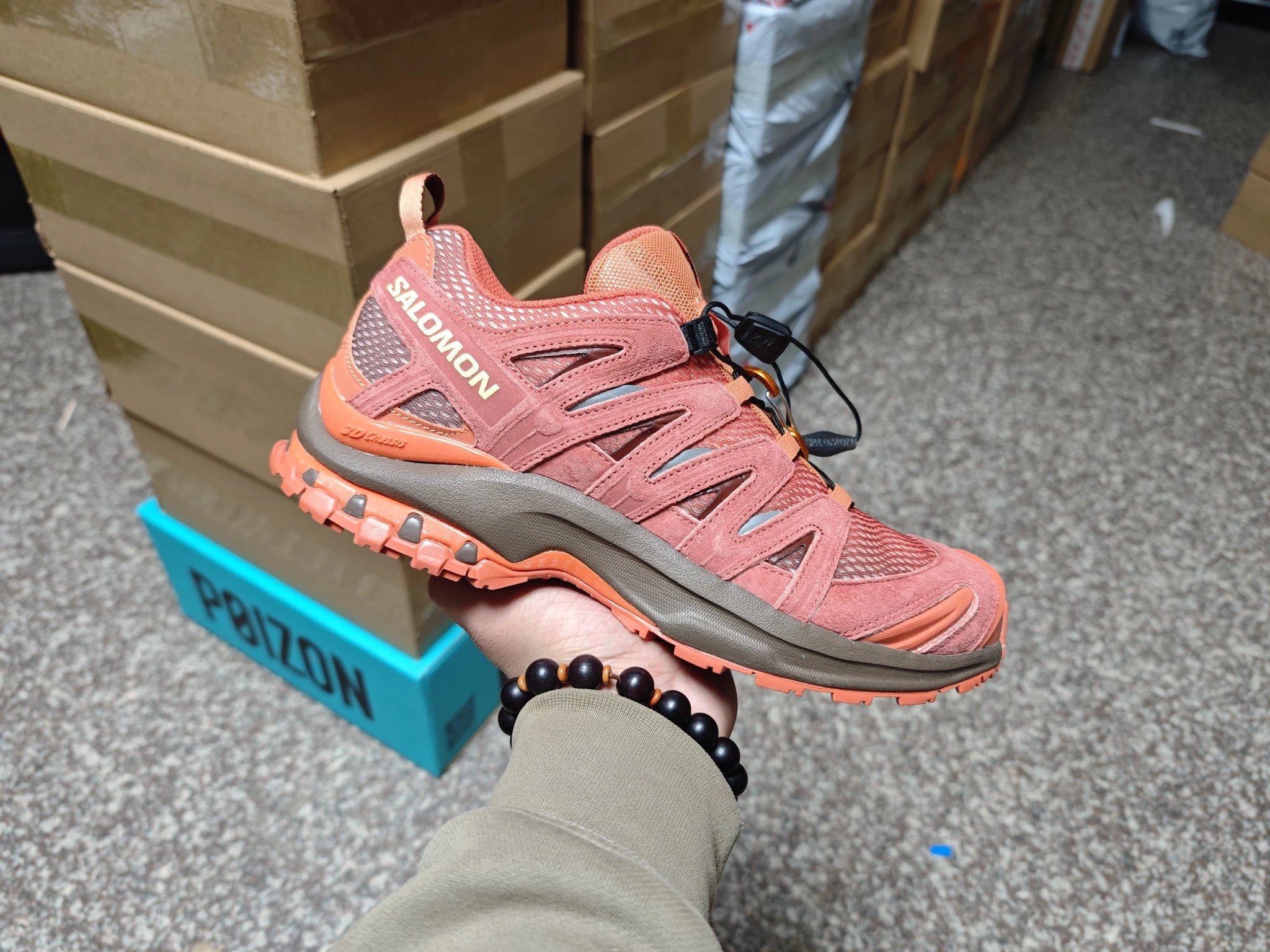 Suede Sneaker Red Brown